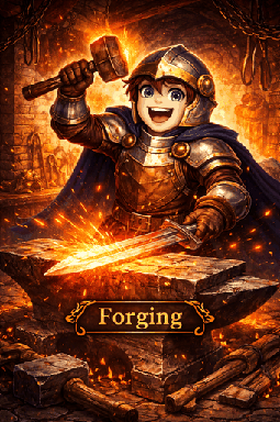 Forge altar illustration